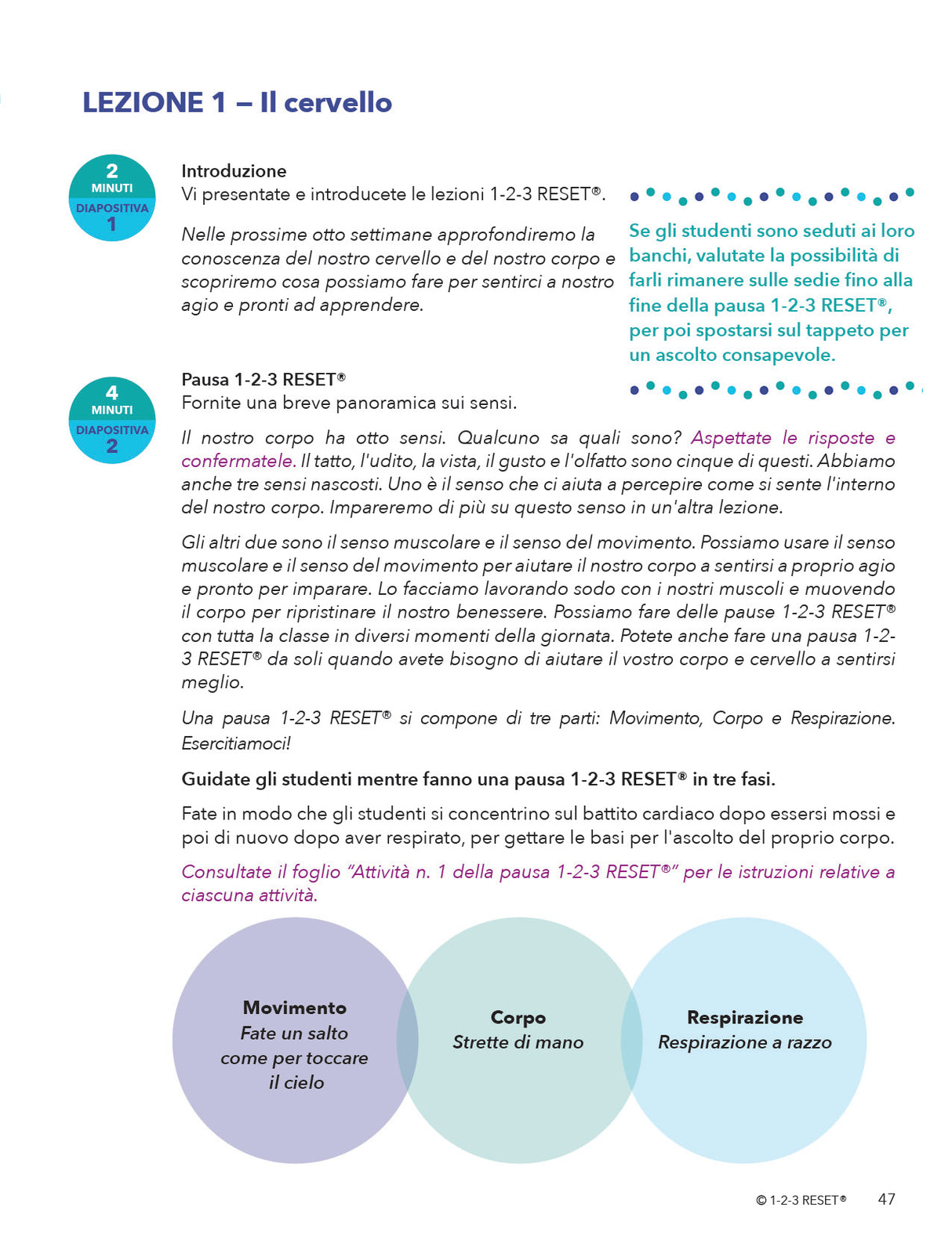 Manuale di intervento 1-2-3 RESET® | Guida all’intervento comportamentale sensibile al trauma