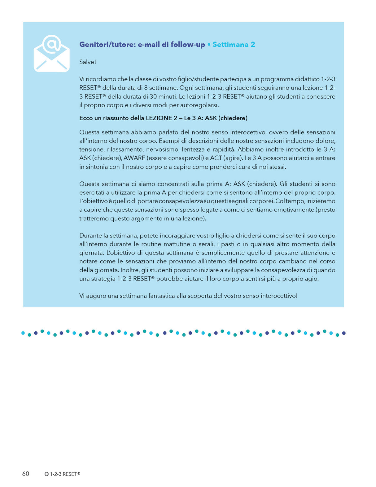 Manuale di intervento 1-2-3 RESET® | Guida all’intervento comportamentale sensibile al trauma