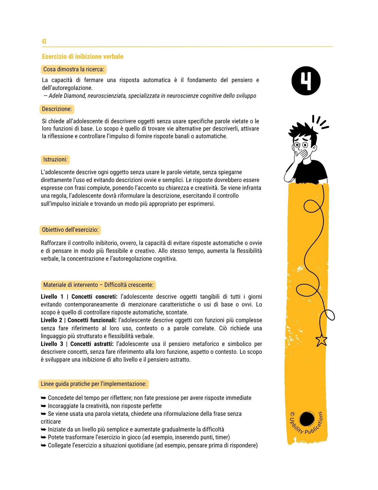 Le funzioni esecutive - Strategie di intervento per adolescenti dai 12 ai 18 anni