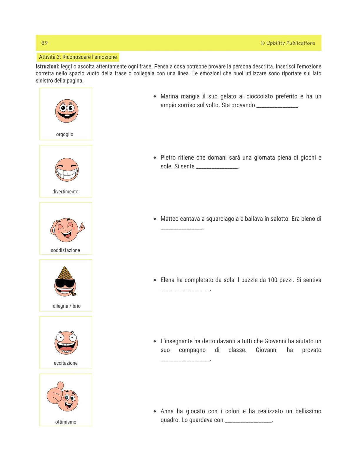Riconoscere, esprimere e gestire le emozioni | LIVELLO AVANZATO (Versione 2025 aggiornata)