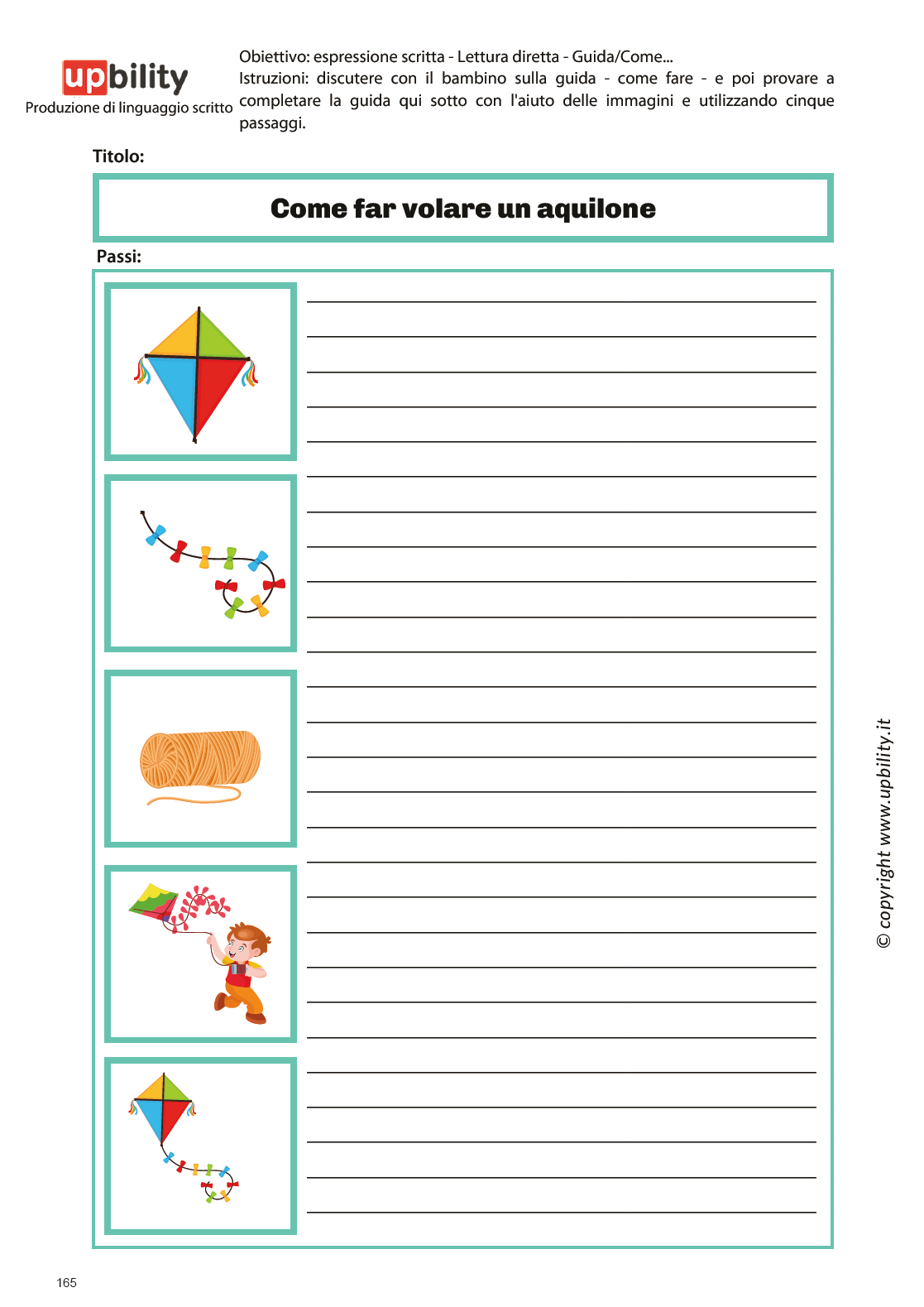 PRODUZIONE DEL LINGUAGGIO SCRITTO | Struttura del testo, Parte B