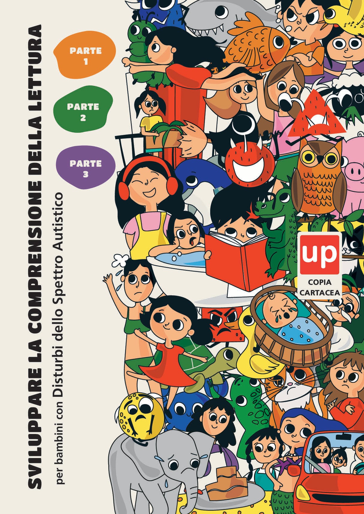 Sviluppare la comprensione della lettura per bambini con disturbi dello spettro autistico | SERIE DI 3 LIBRI STAMPATI