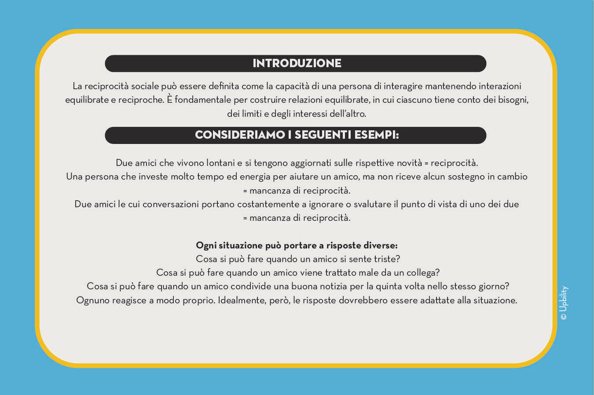Social Savvy Series - Sviluppare la reciprocità sociale
