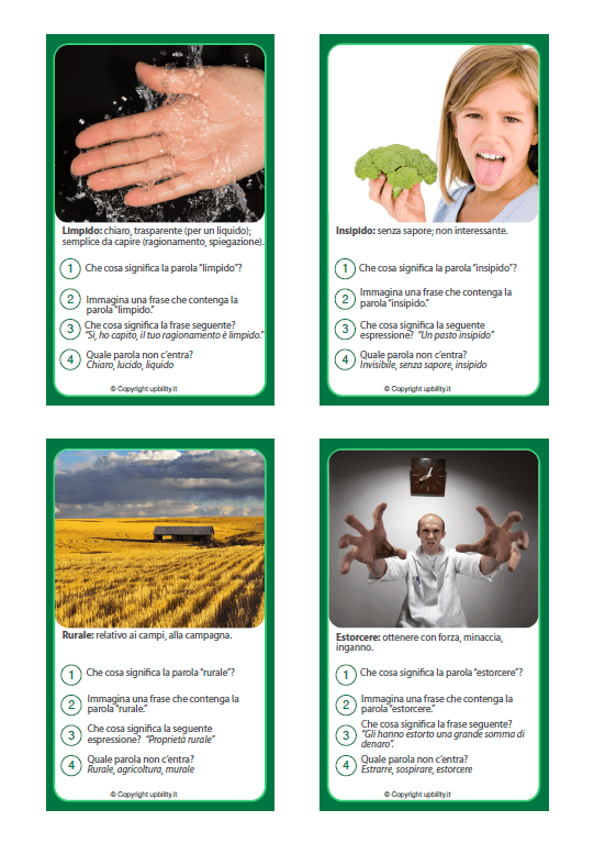 COSTRUIRE UN SUPER VOCABOLARIO | dai 14 ai 15 anni - Upbility IT