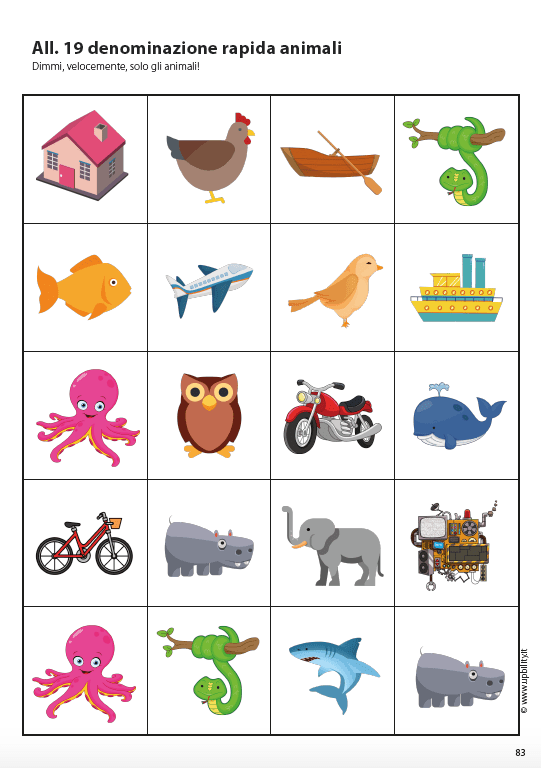 IMPARO A LEGGERE GIOCANDO | Metafonologia e Denominazione rapida - Upbility IT