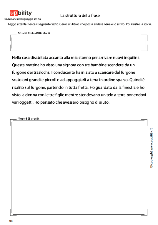 produzione-del-linguaggio-scritto-la-struttura-della-frase