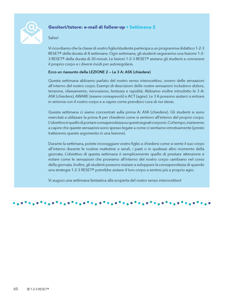 Manuale di intervento 1-2-3 RESET® | Guida all’intervento comportamentale sensibile al trauma