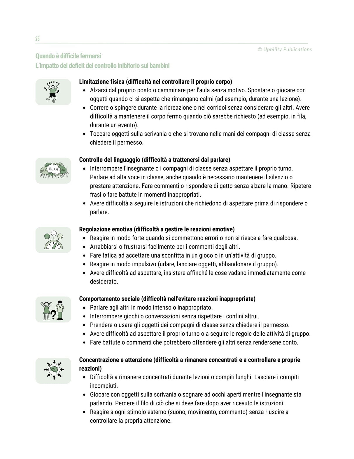 Le funzioni esecutive - Strategie di intervento | 6-12 anni