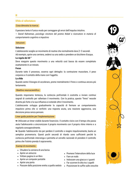 Le funzioni esecutive - Strategie di intervento per adolescenti dai 12 ai 18 anni