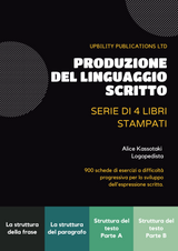 Produzione del linguaggio scritto | SERIE DI 4 LIBRI STAMPATI