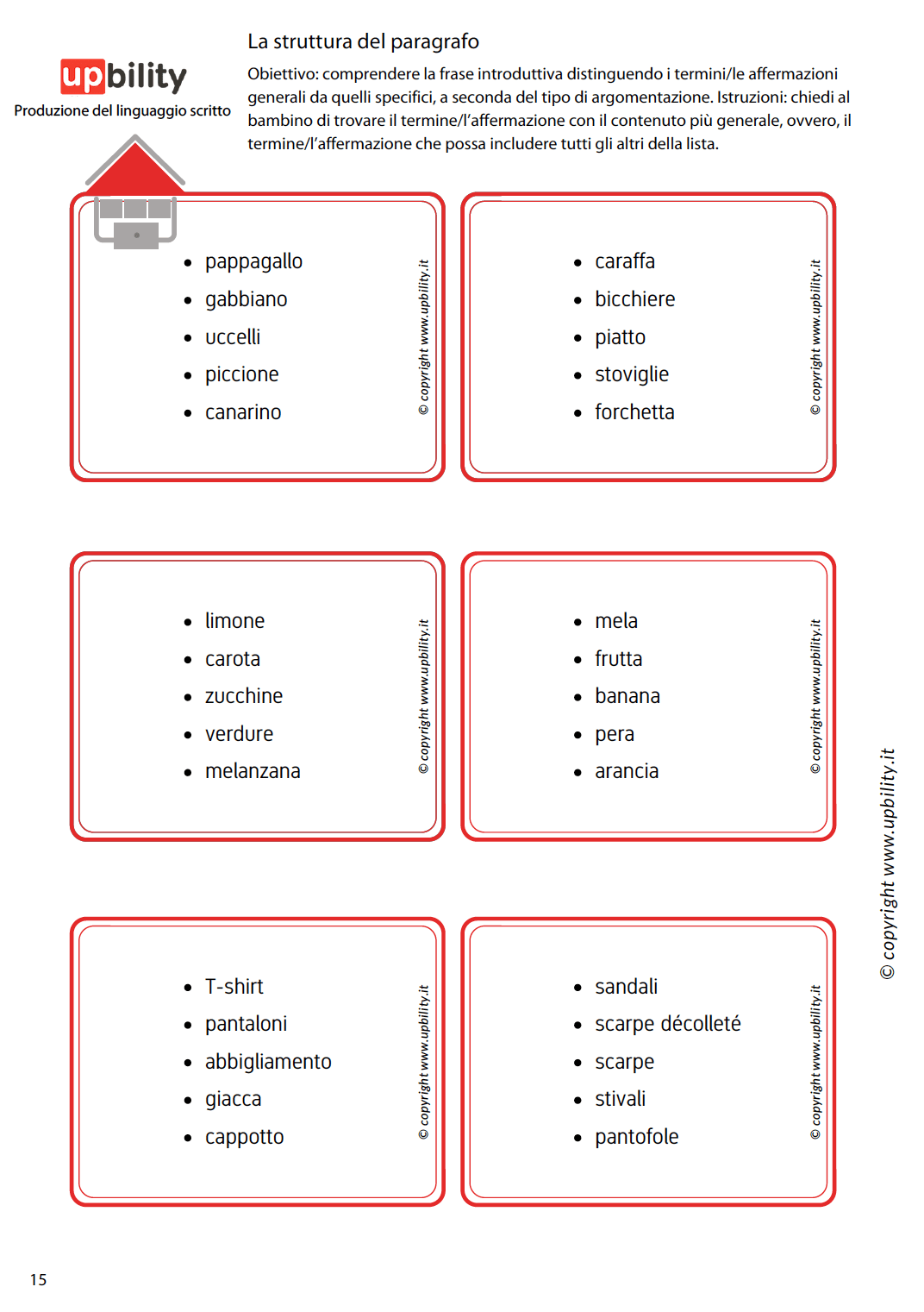 Produzione del linguaggio scritto | SERIE DI 4 LIBRI STAMPATI