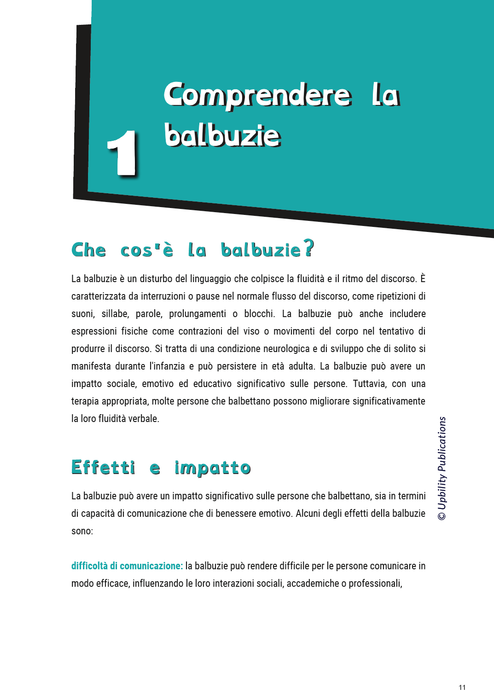 ALL ABOUT - Balbuzie