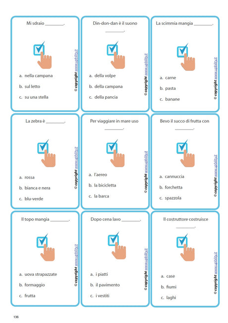 Sviluppo della percezione uditiva | COMPLETAMENTO UDITIVO