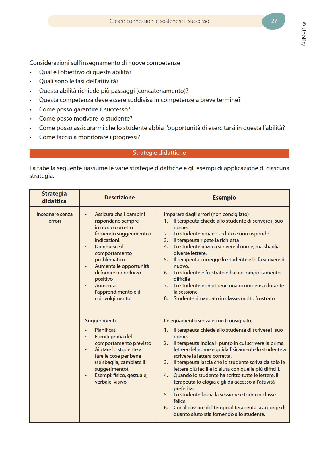 Valutazione funzionale del comportamento