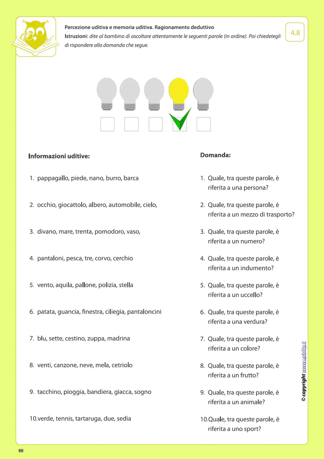 Sviluppo della percezione uditiva | SERIE DI 5 EBOOK