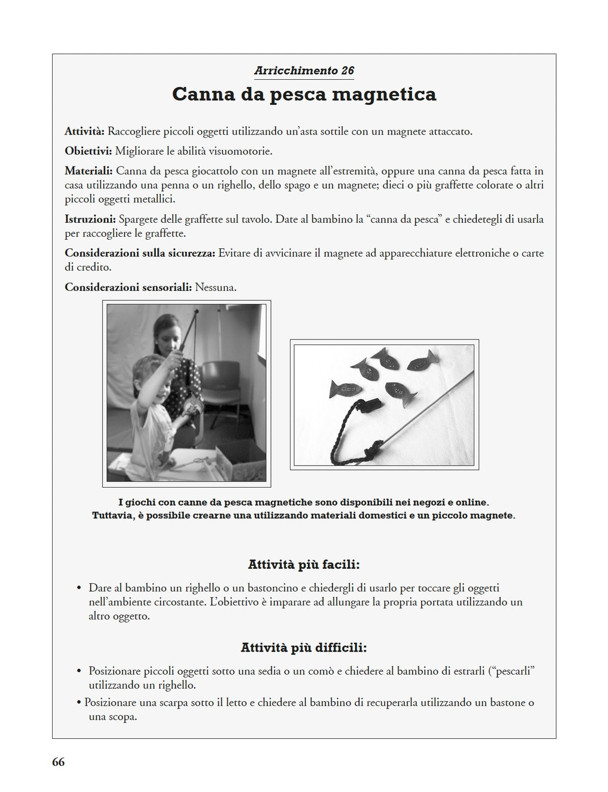 Programma di potenziamento delle funzioni sensoriali