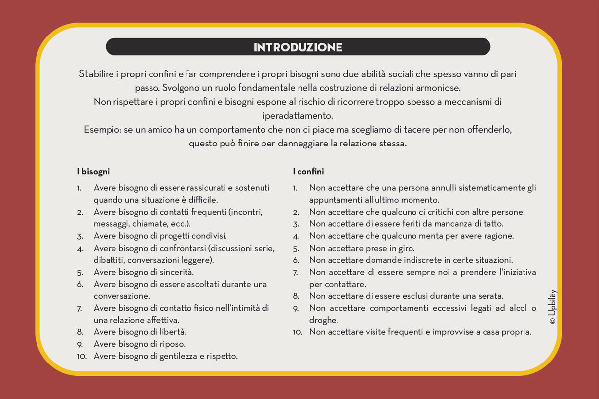 Social Savvy Series - Stabilire i propri confini e far comprendere i propri bisogni