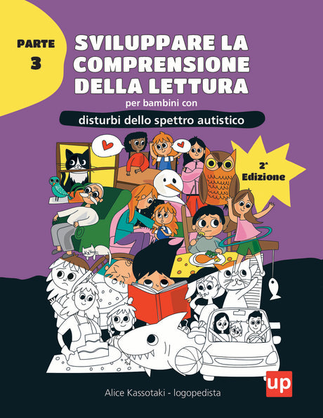 Sviluppare la comprensione della lettura per bambini con disturbi dello spettro autistico | SERIE DI 3 LIBRI STAMPATI