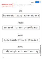 Percezione visiva per bambini con dislessia | SERIE DI 7 LIBRI STAMPATI