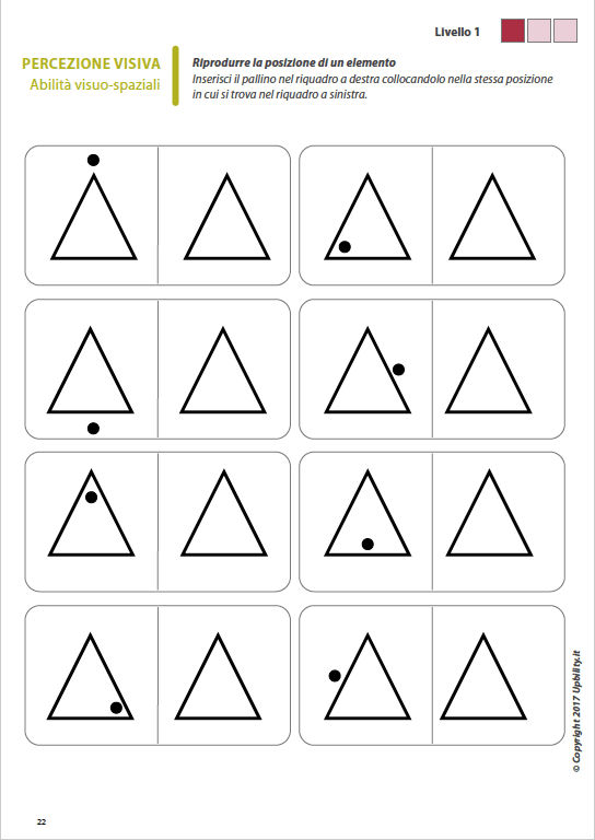 Percezione visiva per bambini con dislessia | SERIE DI 7 LIBRI STAMPATI