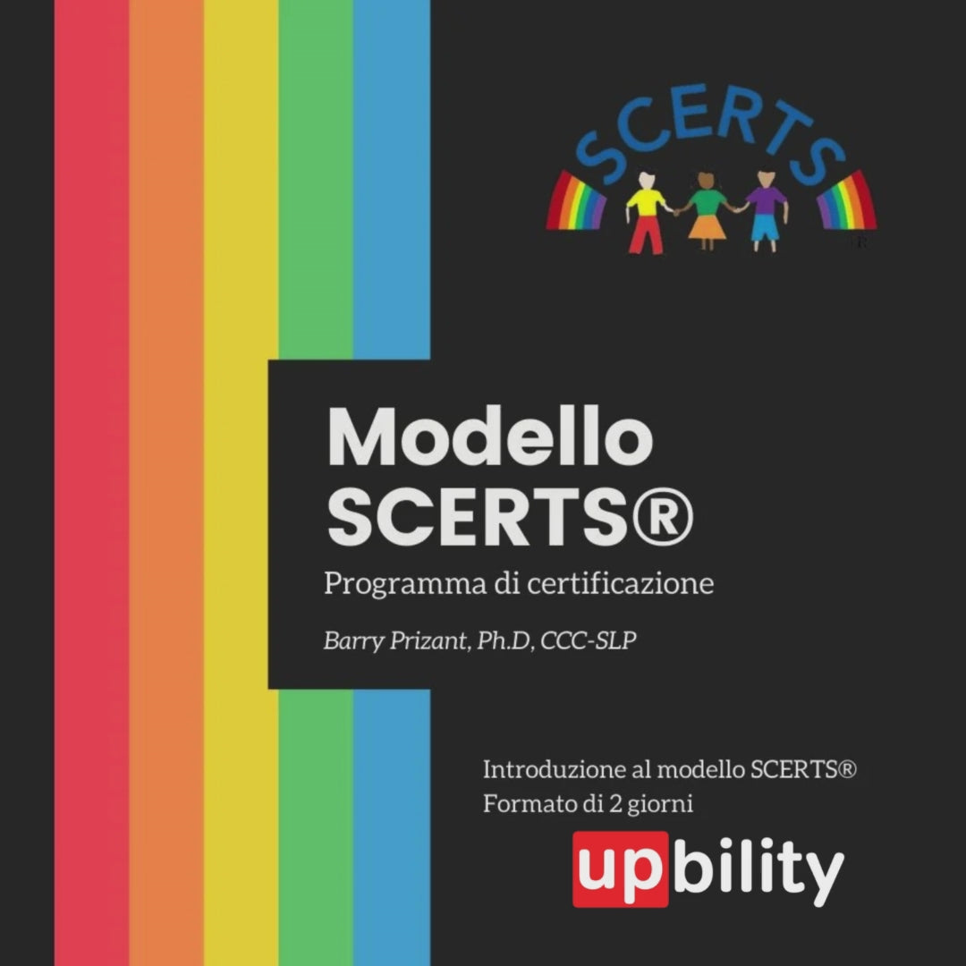 CORSO ONLINE | Introduzione al modello SCERTS® Programma di certificazione