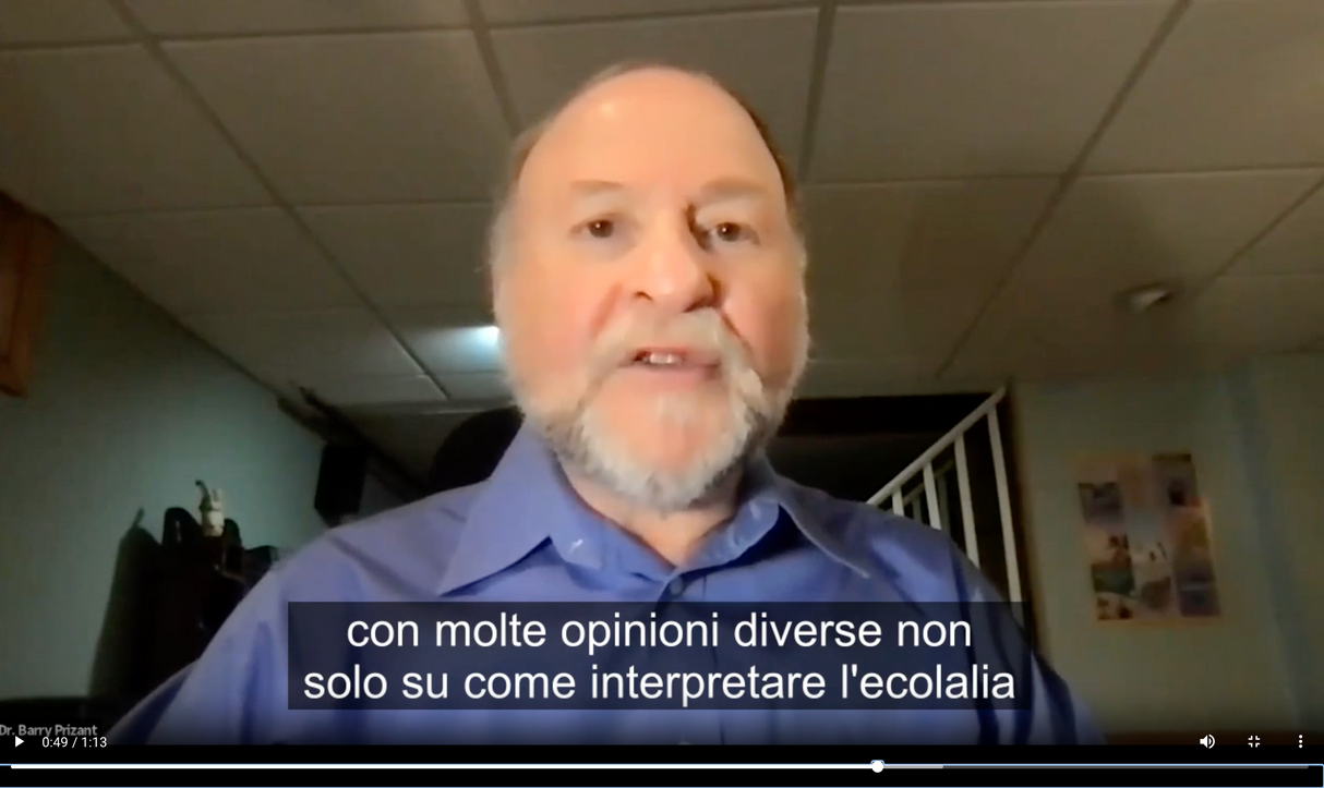 CORSO ONLINE | Ecolalia, linguaggio gestaltico e comportamenti verbali atipici