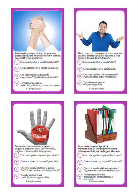 COSTRUIRE UN SUPER VOCABOLARIO | 11-13 anni - Upbility IT