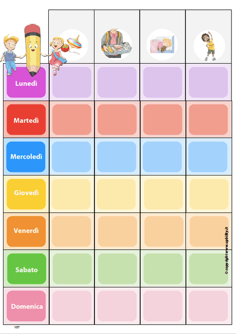 ORIENTAMENTO TEMPORALE | I giorni della settimana e ieri, oggi e domani - Upbility IT