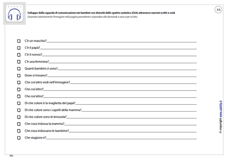 Sviluppo della capacità di comunicazione nei bambini con disturbi dello spettro autistico (DSA) attraverso esercizi scritti e orali - Upbility IT